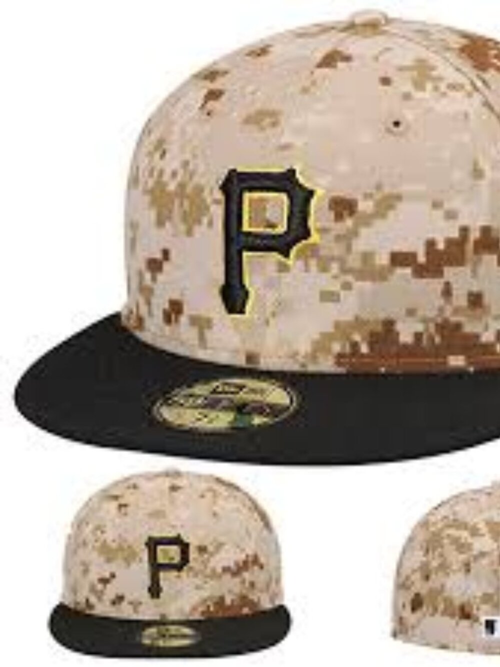Men's Pittsburgh Pirates New Era Digital Camo Fitted Hat